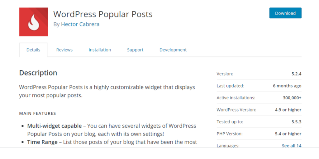 WordPress Popular Posts (Free)